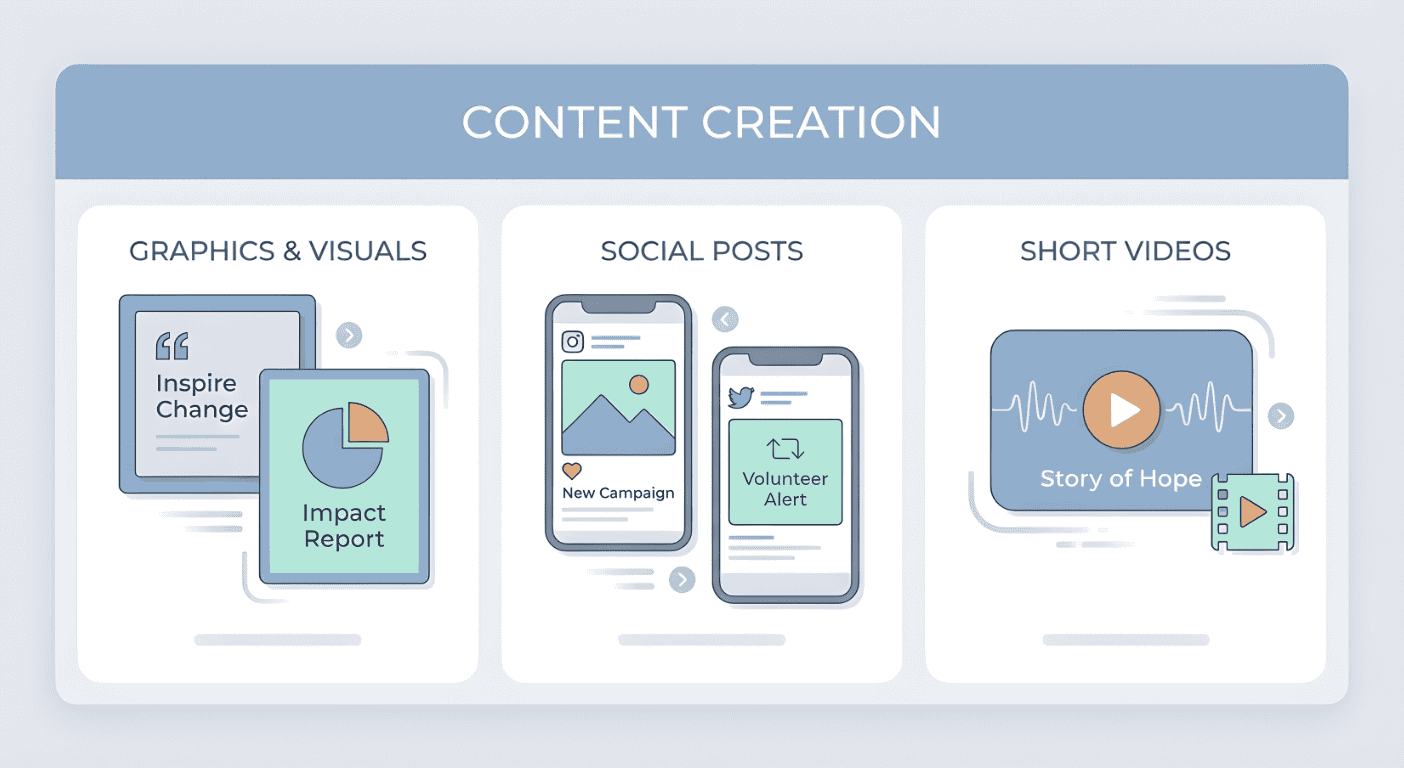 Content Creation (Graphics & Short Videos)