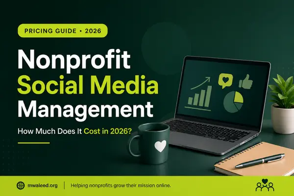 Nonprofit social media management costs in 2026, with monthly pricing ranging from $500 to $2,500+